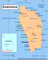 Dominica Map